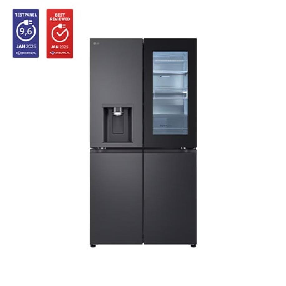 LG 638L Amerikaanse koelkast Zwart InstaView™ DoorCooling+™ Craft Ice™ - GMG960EVEE