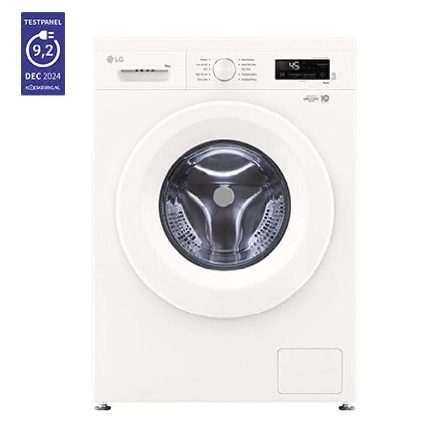LG Wasmachine 8kg Inverter Direct Drive™ Spa Steam™ A - F4X1008NWH