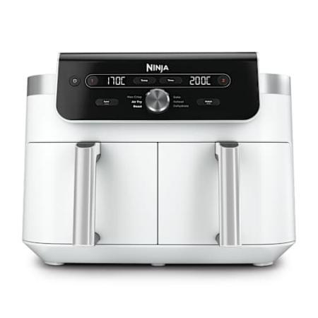 Ninja Dualzone Airfryer XL - Dubbele lades - 9,5 Liter in Wit | DZ901EUWH