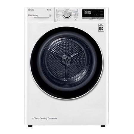 LG 9kg DUAL Inverter Warmtepomp Droger Wit