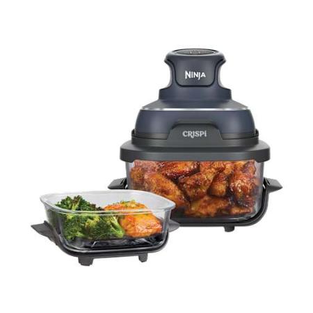 Ninja CRISPi 4-in-1 Airfryer met glazen vershoudschalen - Antraciet - FN101EUGY