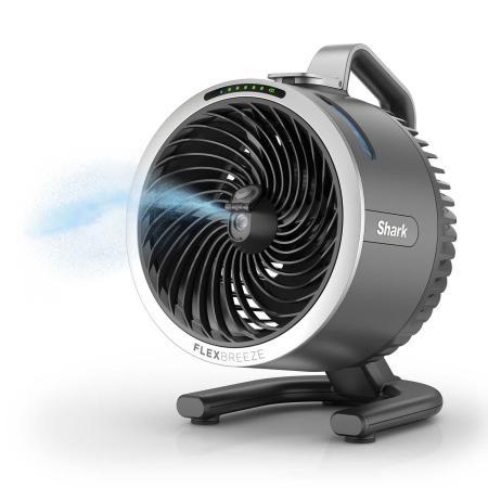 Shark FlexBreeze HydroGo - Donkergrijs - Draagbaar met nevelsysteem - FA050EU