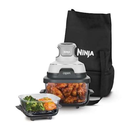 Ninja CRISPi 4-in-1 Airfryer met glazen vershoudschalen - Incl. Draagtas | FN102EU