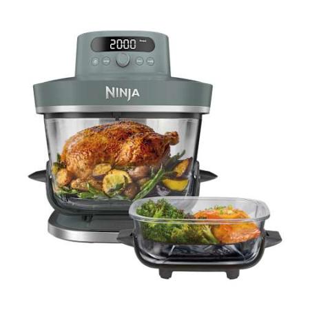 Ninja CRISPi Pro - 7-in-1 Airfryer met glazen vershoudschalen in Asgrijs | AS101EUGY