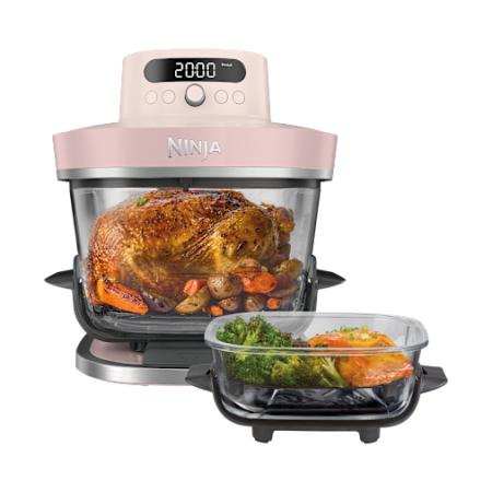 Ninja CRISPi Pro - 7-in-1 Airfryer met glazen vershoudschalen in Rose | AS101EURS
