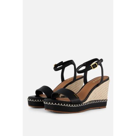 Mexx Ricky Palace Espadrilles met hak zwart