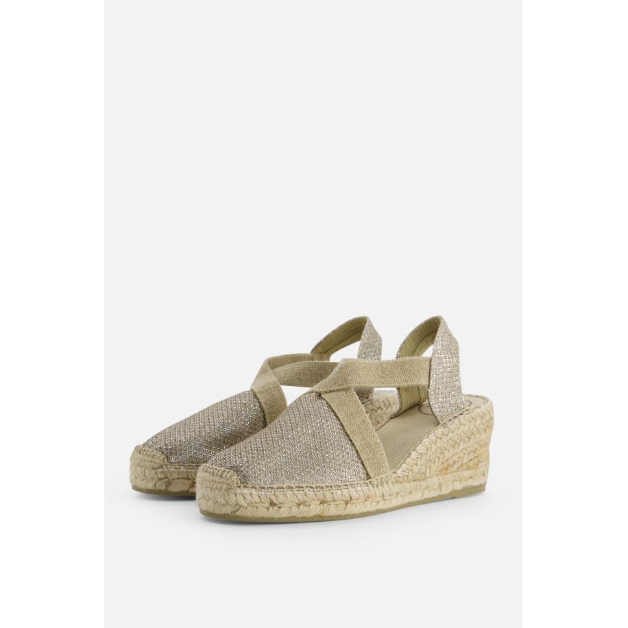 Toni Pons Triton Espadrilles goud Textiel Goud