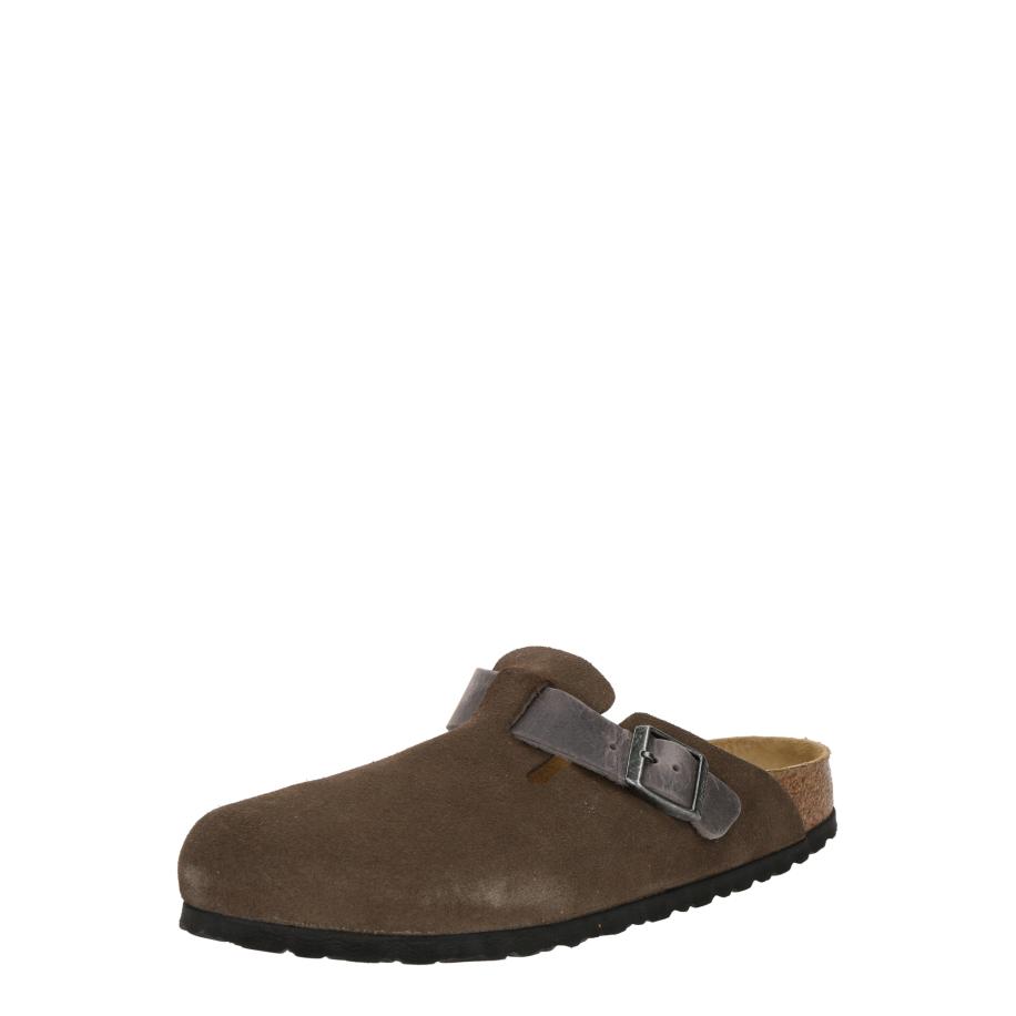 BIRKENSTOCK Muiltjes Boston donkergrijs Grijs