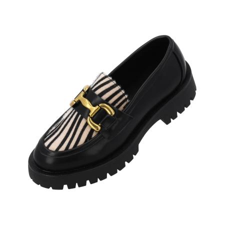 Palado Palado Instappers Lolena lichtbeige / zwart