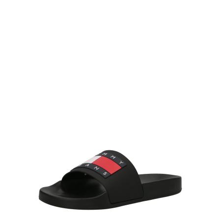 Tommy Jeans Tommy Jeans Muiltjes Essential navy / rood / zwart / wit