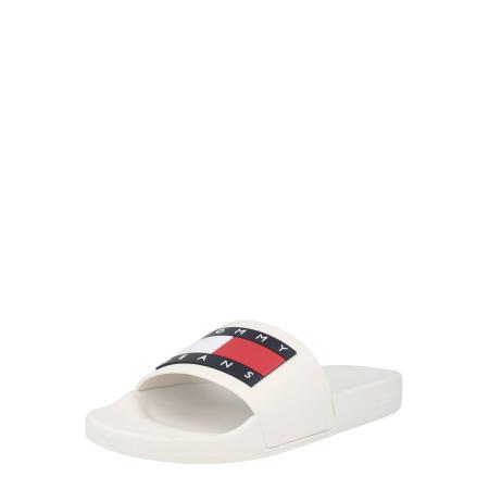 Tommy Jeans Tommy Jeans Muiltjes Essential crème / marine / rood / wit