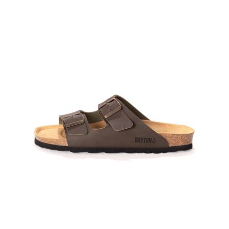 Bayton Bayton Muiltjes Atlas chocoladebruin / zwart