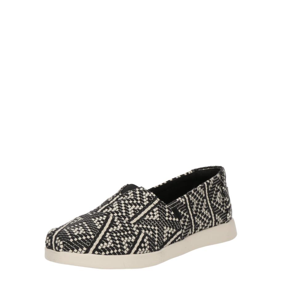 Toms TOMS Instappers Alpargata Plus zwart / wit -