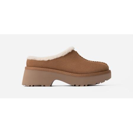 UGG® New Heights Cozy-klomp voor Dames in Brown, Maat 42, Suede