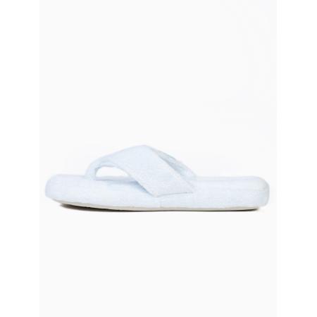 Minnetonka Minnetonka Instappers Terry Cloth Olivia lichtblauw