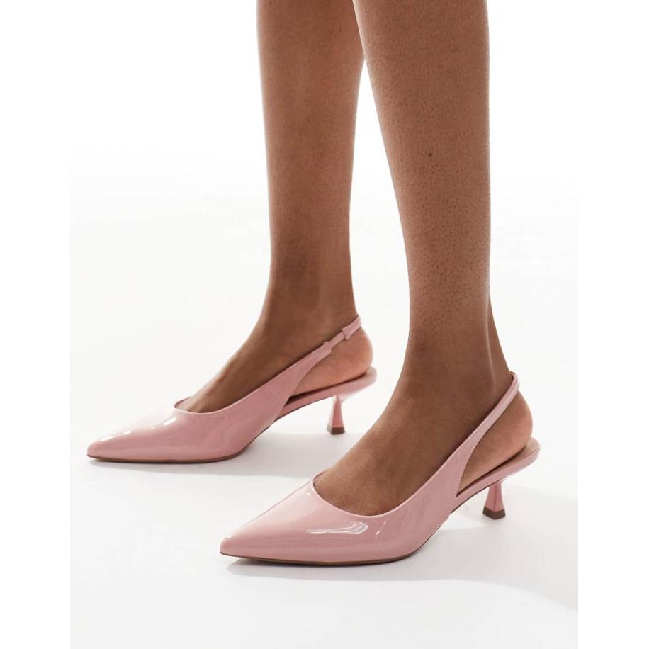 New Look Slingback-schoenen met hak in roze Roze