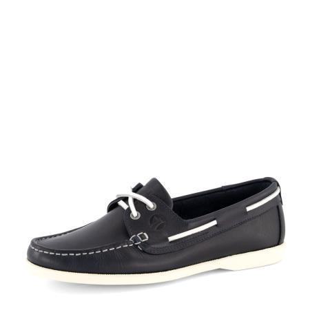 Travelin Travelin Mocassins blauw / donkerblauw / wit