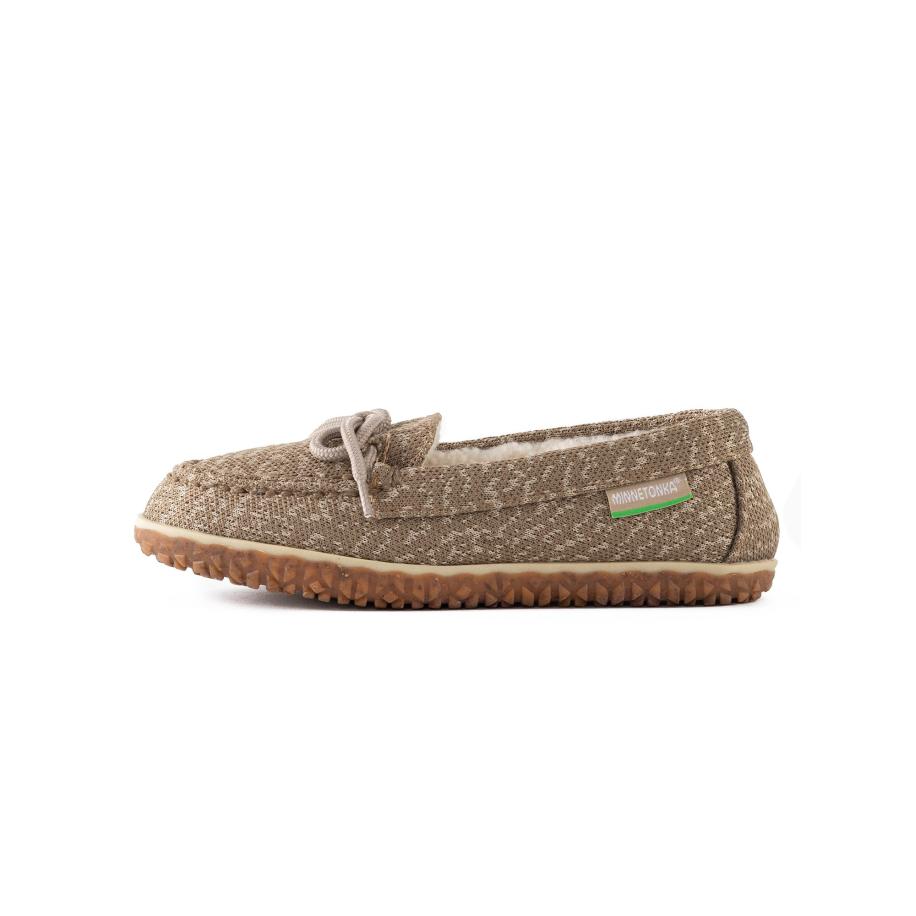 Minnetonka Minnetonka Mocassins Eco Oak beige -