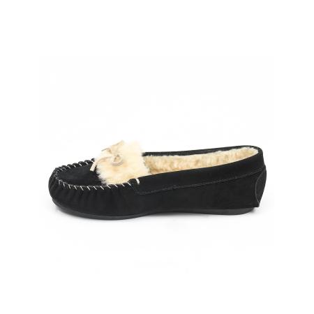 Gooce Mocassins Joia crème / zwart