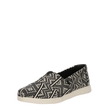 Toms TOMS Instappers Alpargata Plus zwart / wit