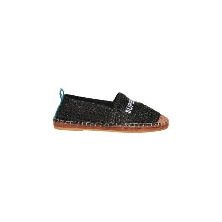 Superdry Espadrilles zwart / wit
