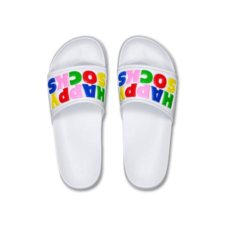 Happy Socks Happy Socks Muiltjes Happy Socks wit
