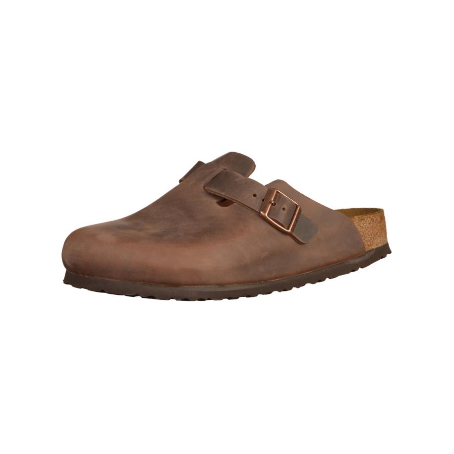 Birkenstock BIRKENSTOCK Muiltjes Boston donkerbruin -