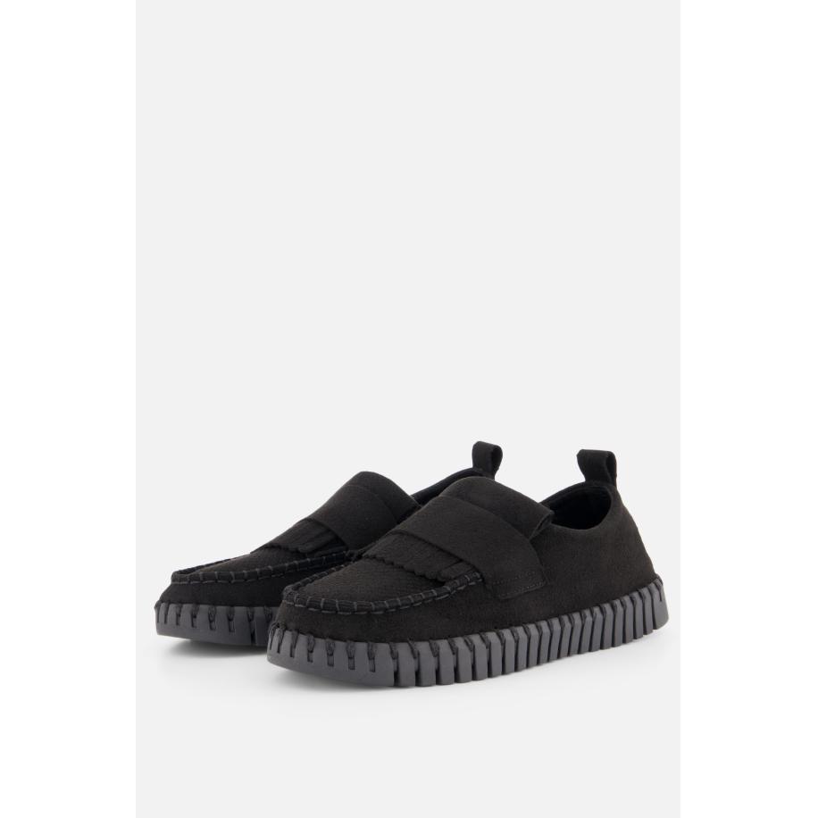 Ilse Jacobsen Tulip3888 Instappers zwart Nylon Zwart