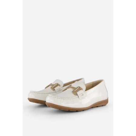 Gabor Moccasin Instappers wit Leer