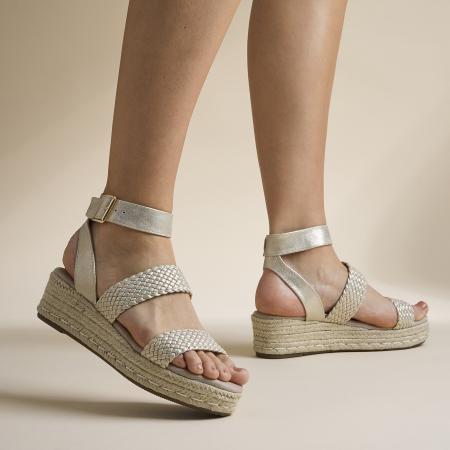 Cellini Espadrilles goud Synthetisch