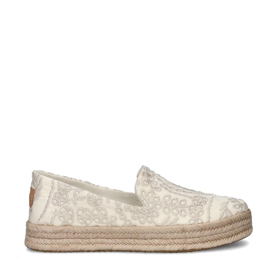 Toms TOMS Espadrilles lichtbeige / wit -