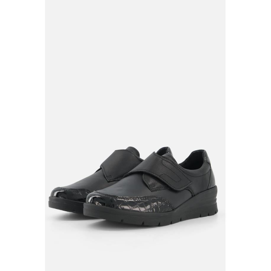 Feyn Luna54 Stretch Instappers zwart Synthetisch Zwart