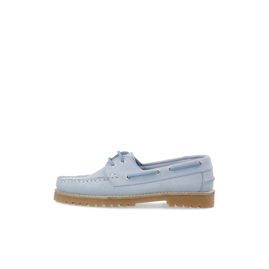 Bianco Bianco Mocassins Carpi pastelblauw -