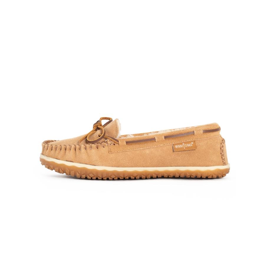 Minnetonka Minnetonka Mocassins Tilia crème / lichtbruin -
