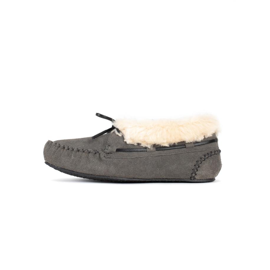 Minnetonka Minnetonka Mocassins Chrissy grijs / wit -