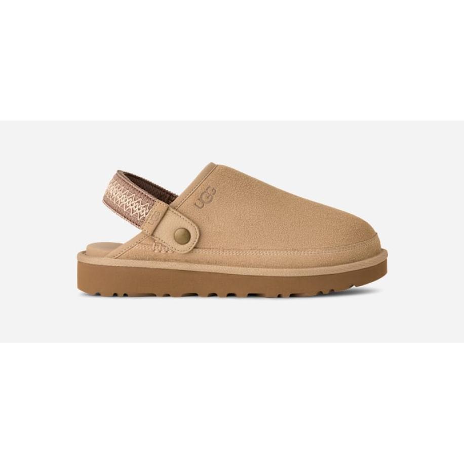 Goldenstar UGG®braid Clog in Brown, Maat 40, Suede Bruin