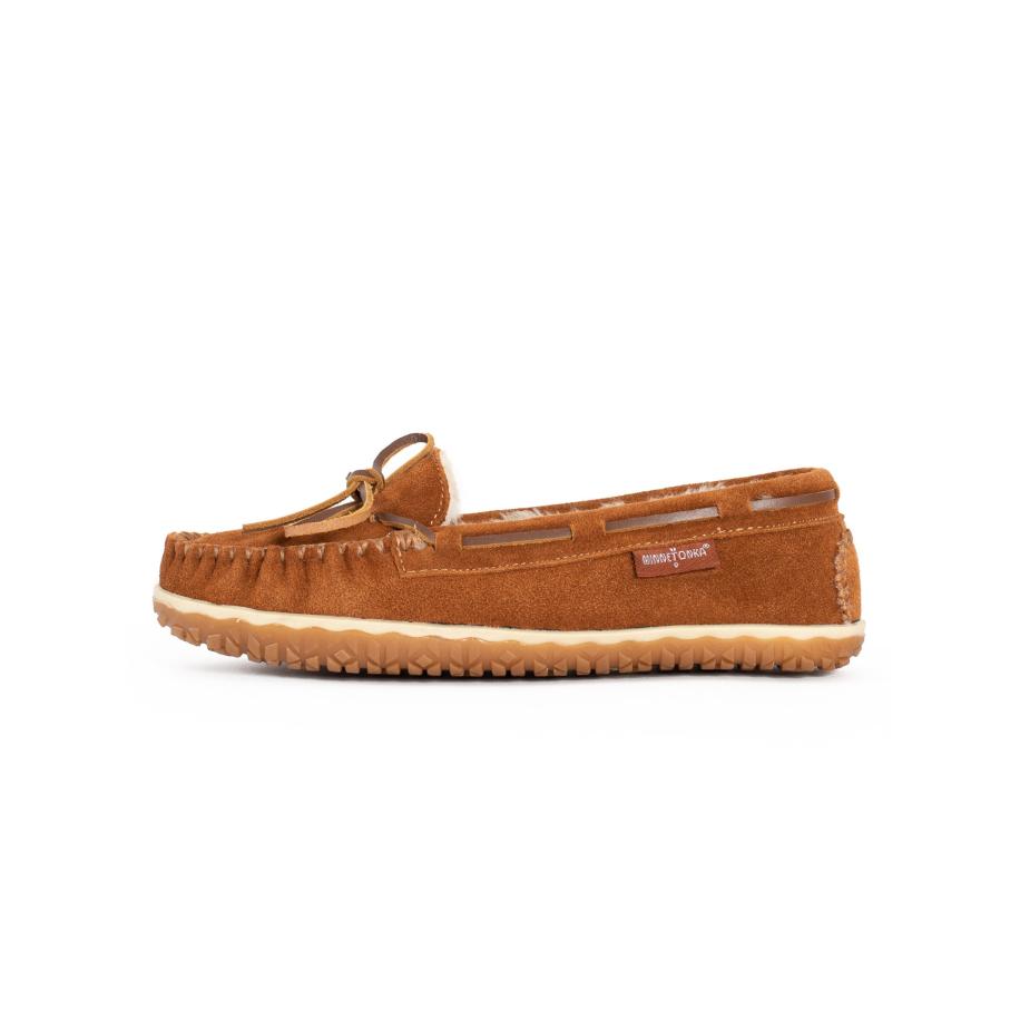 Minnetonka Minnetonka Mocassins Tilia crème / bruin -