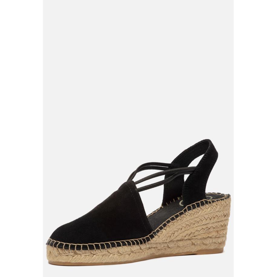 Toni Pons Tremp Espadrilles zwart Suede Zwart