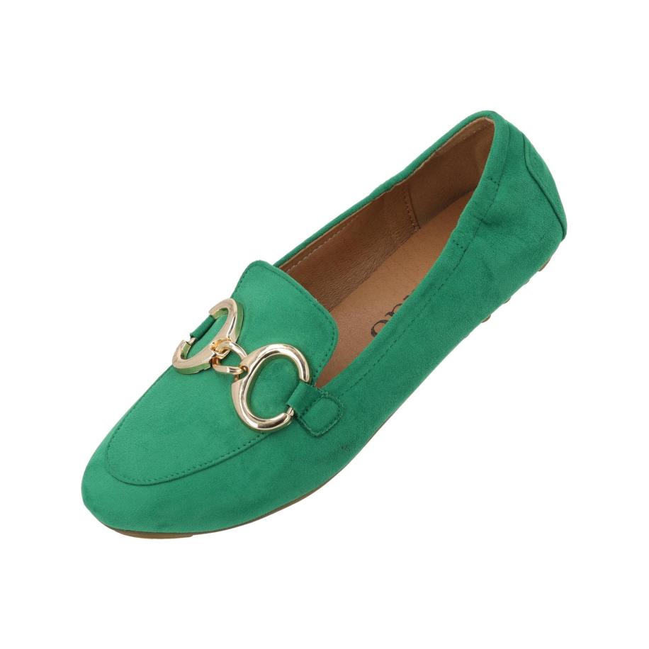Palado Palado Mocassins Losmus goud / smaragd -