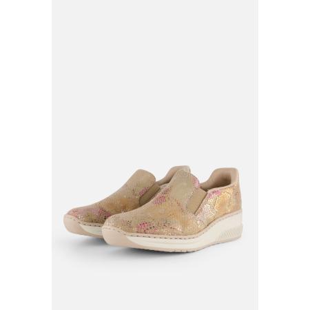 Rieker Instappers beige Synthetisch