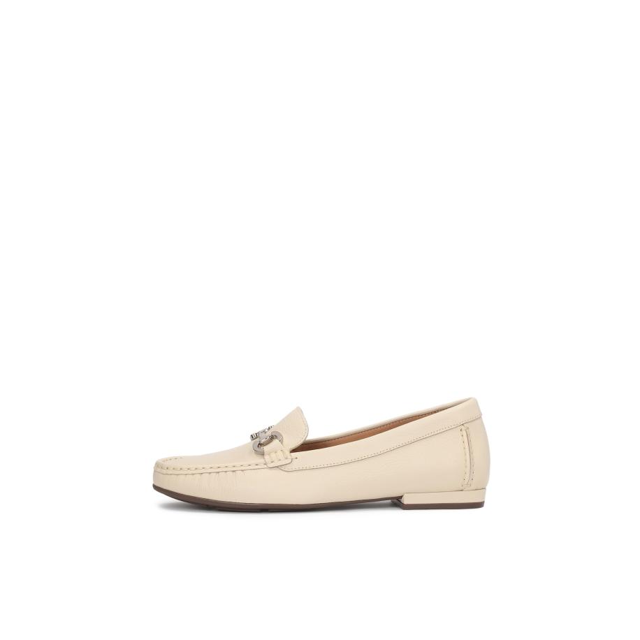 Kazar Kazar Mocassins crème -