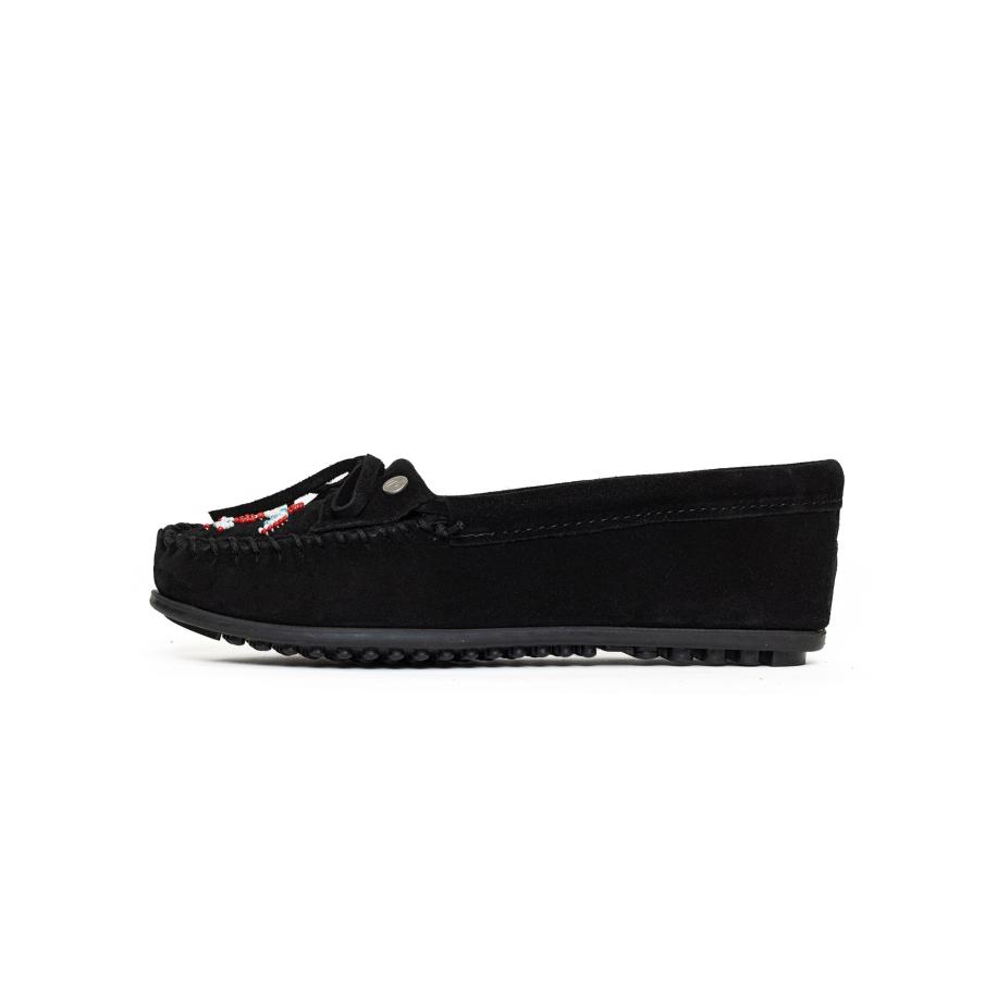 Minnetonka Minnetonka Mocassins Thunderbird zwart -