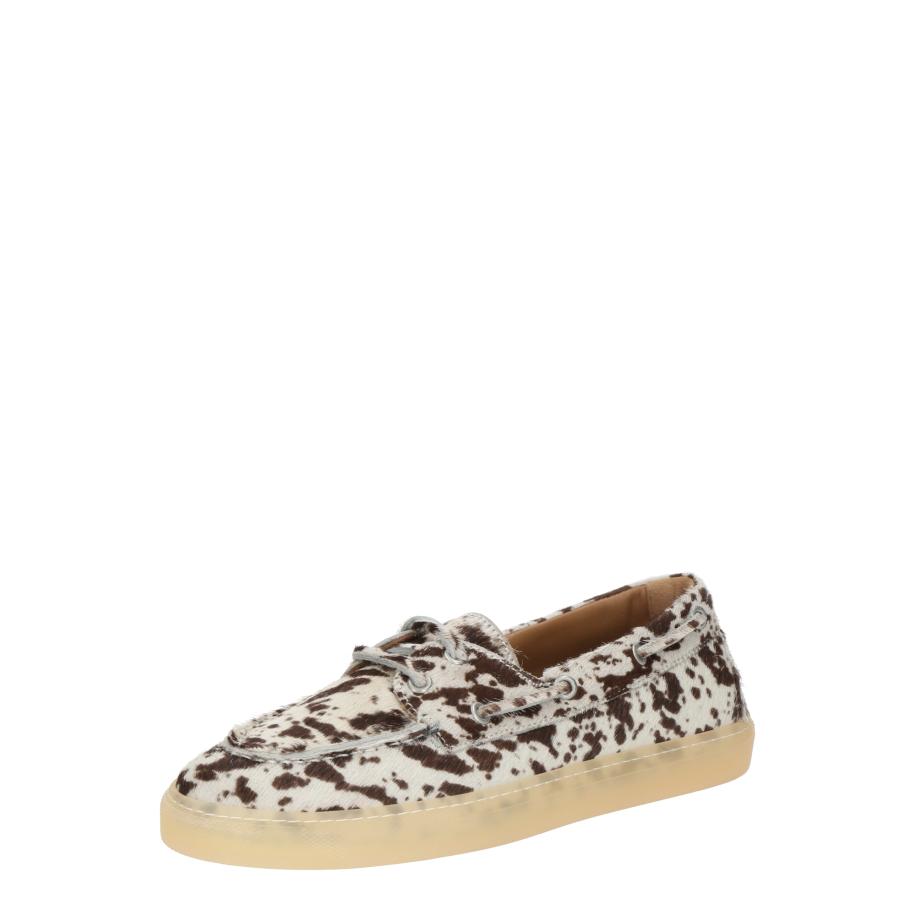 Copenhagen Studios Copenhagen Studios Mocassins 160 crème / donkerbruin -