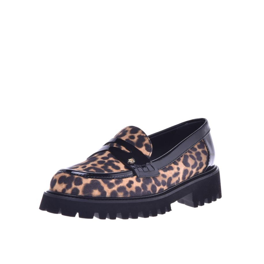 Baldinini BALDININI Instappers lichtbruin / zwart -