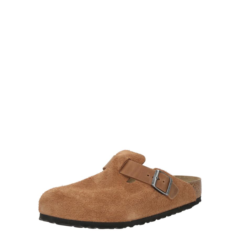 Birkenstock BIRKENSTOCK Muiltjes Boston cognac -