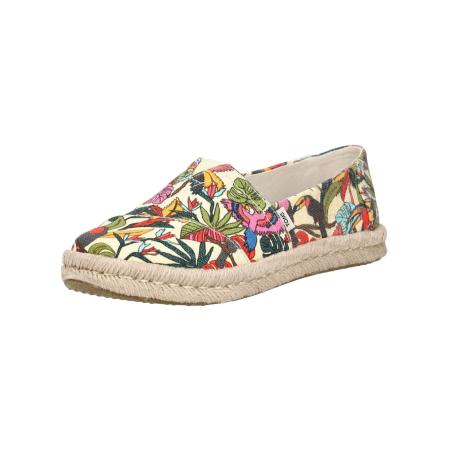 Toms TOMS Espadrilles Alpargata ecru / groen / lichtroze / rood
