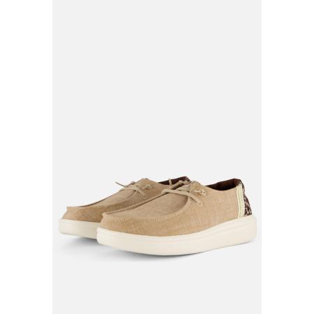 HEYDUDE Wendy Rise Animal Instappers beige
