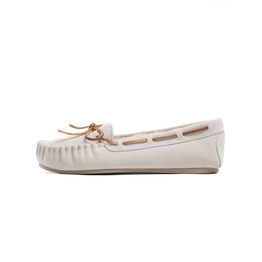 Gooce Mocassins Cordova bruin / zilvergrijs Grijs