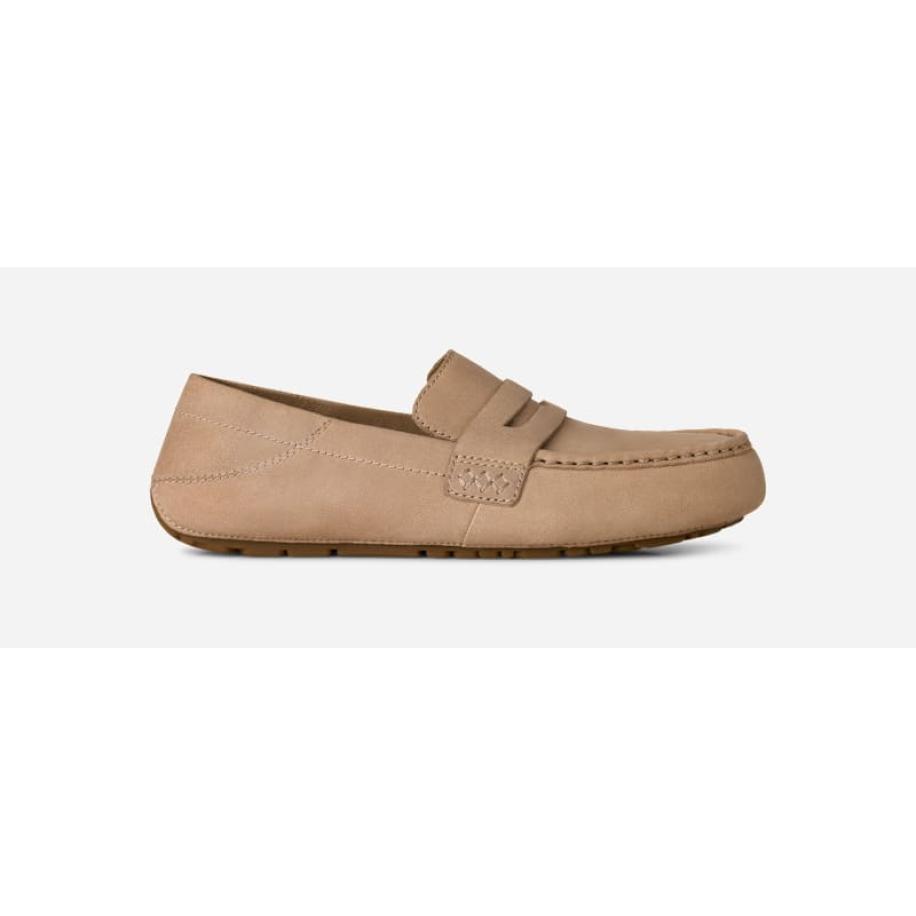 UGG® Burkman in Beige, Maat 42, Leder Groen