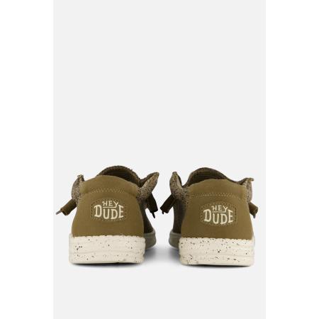 HEYDUDE Wally Sox Instappers bruin Canvas